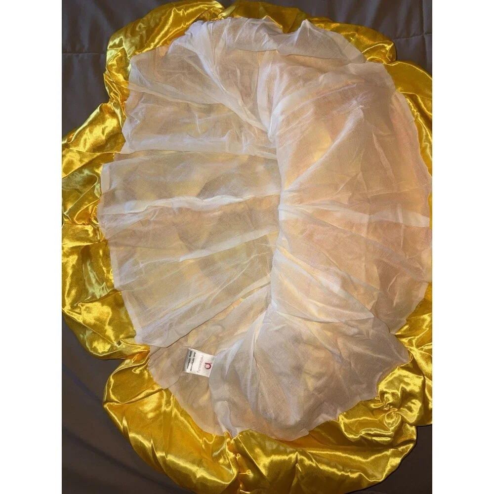 Toddler Girl Belle Princess Dress Up 3T 100 Yellow Beauty Costume Ball Gown
